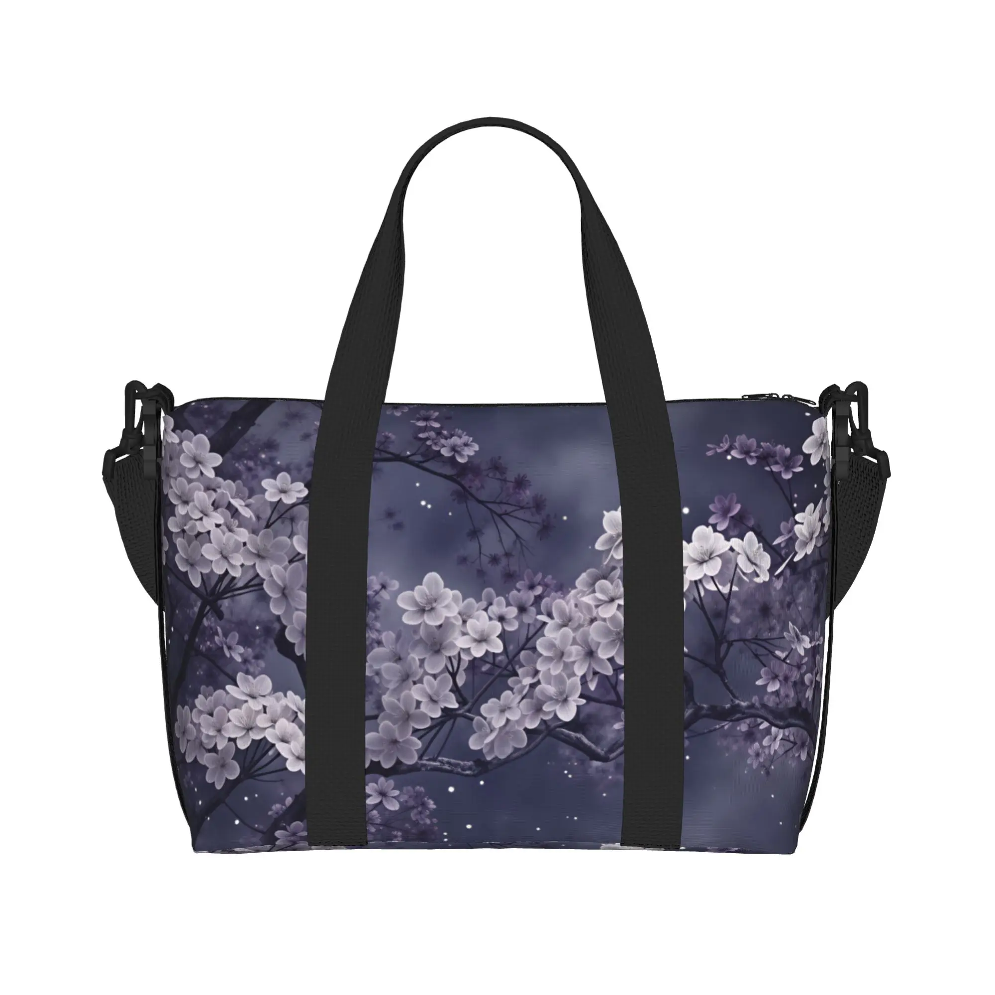 Custom Fashion Trend 3D Flowers Tote Bag Women Large Capacity Luxury High 3D Floral Gym Beach Travel Bags
