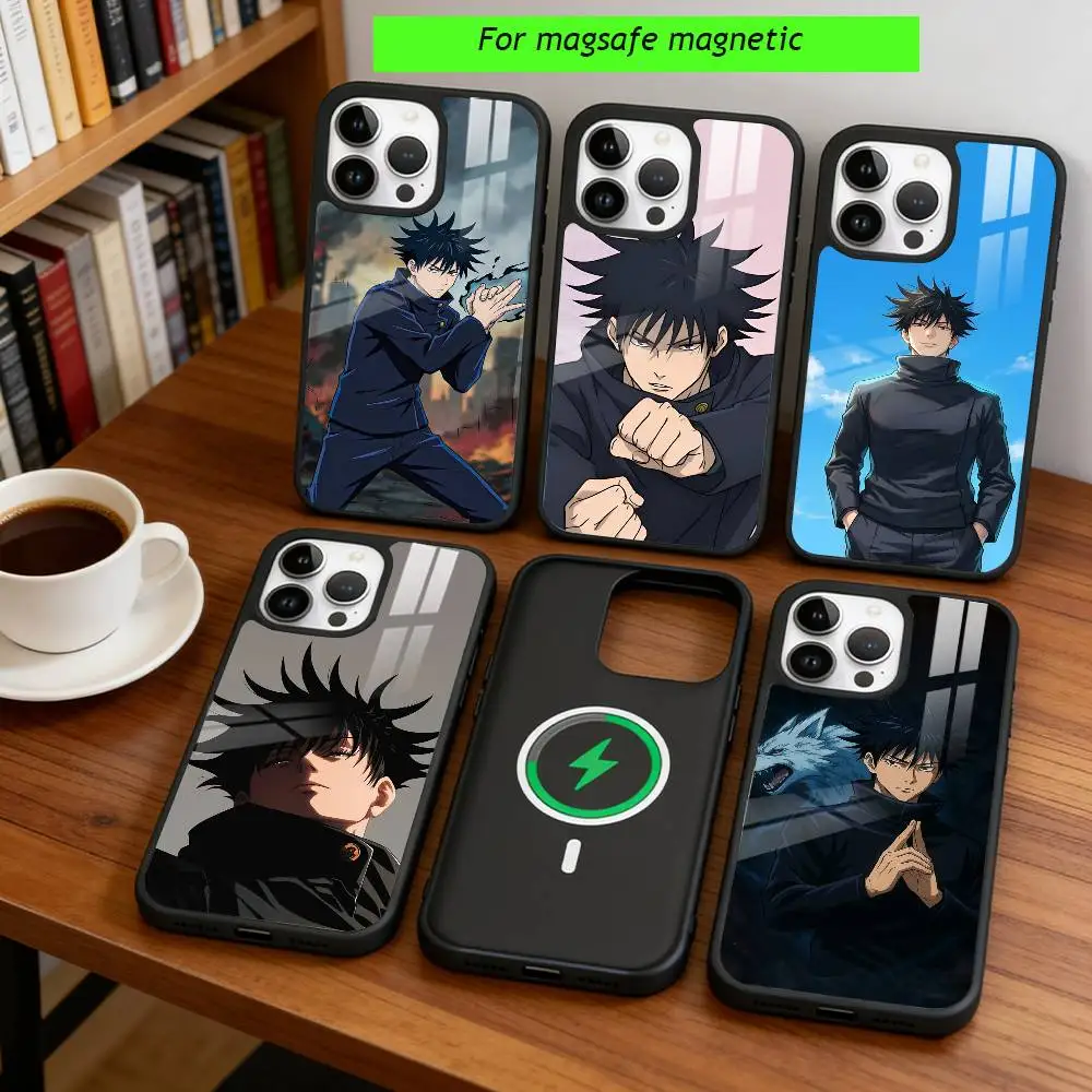 Anime Jujutsu Kaisen  Phone Case For iPhone17,16,15,14,13,12,11 Plus,Pro Magnetic with Magsafe Wireless Charging