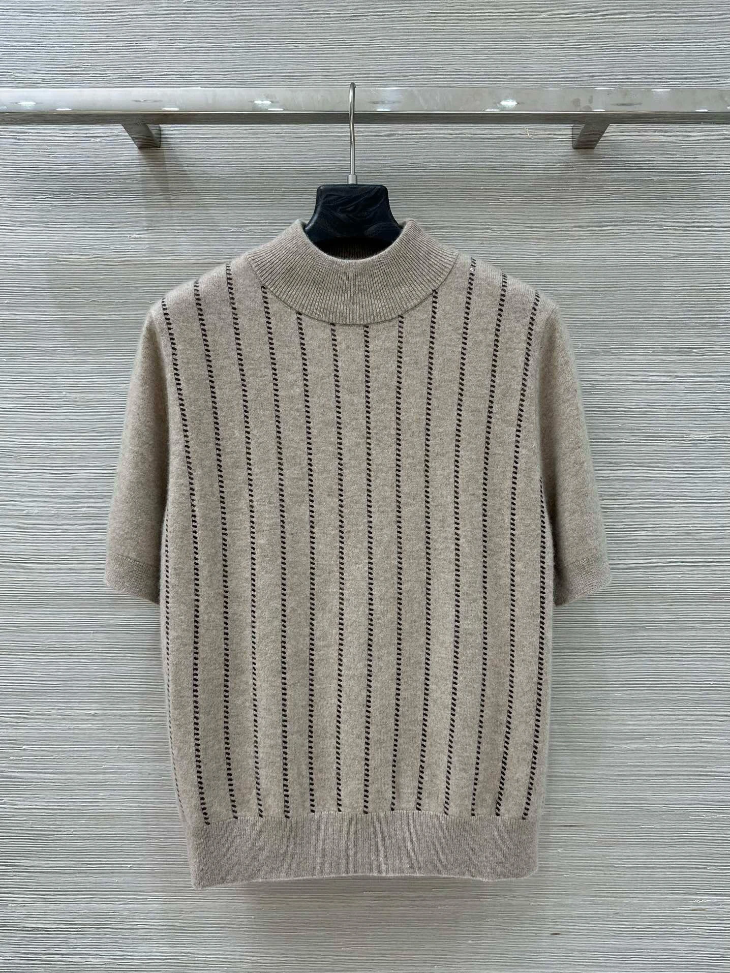 

iny Tead Camere с вышивкой и высоким воротником ort Sve вязаный топ женский мягкий стандартный базовый слой irt