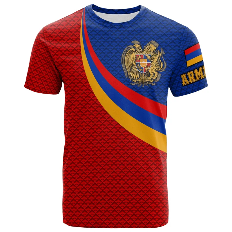 Armenia Flag T-Shirts 3D Print Streetwear Men Women T Shirt Casual Fashion Novelty Short Sleeve T Shirt Kids Tees Tops Clothing