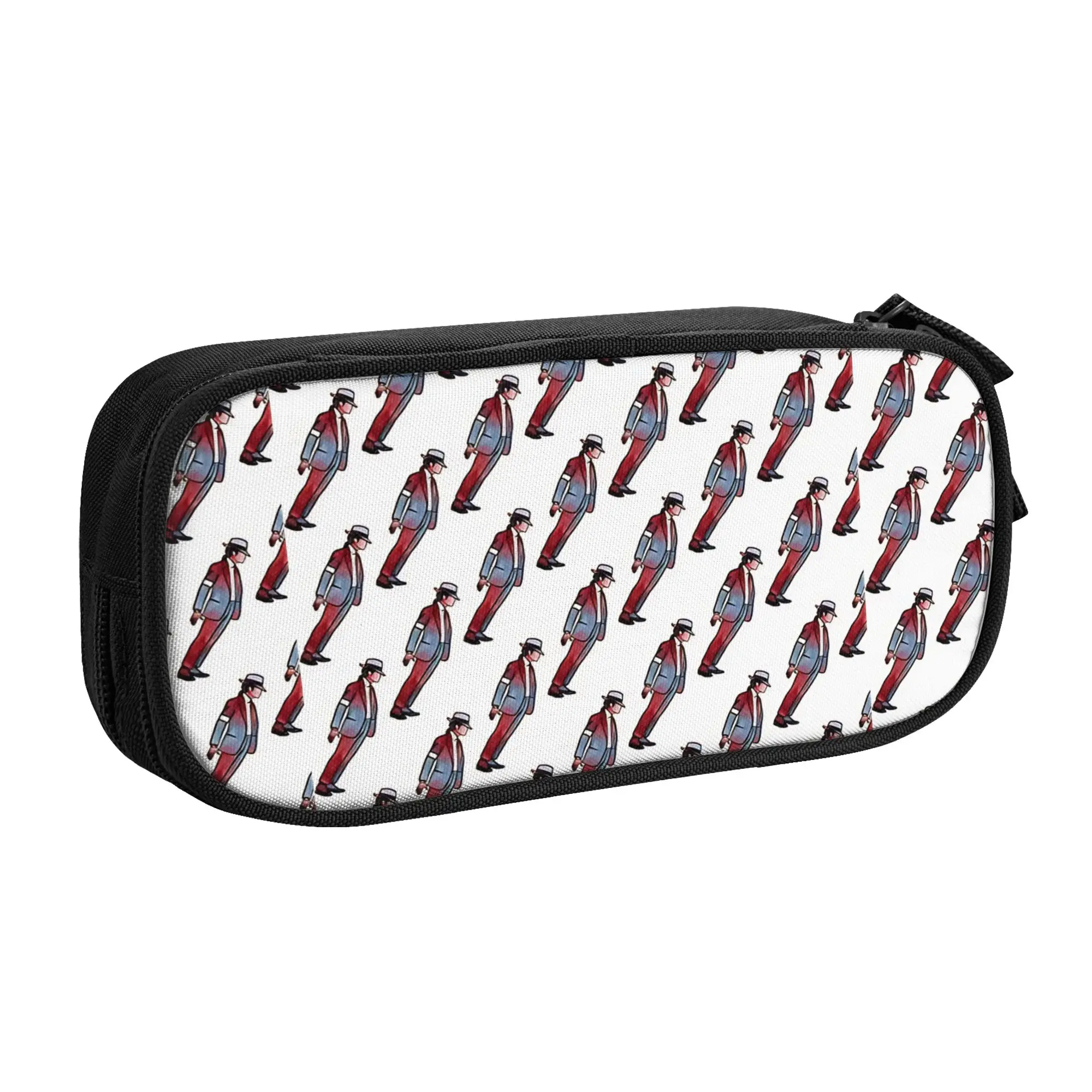1 piece Stylish dance Pencil Case Student Pen Bag Michael Jacksonn Office Pencil Pouch