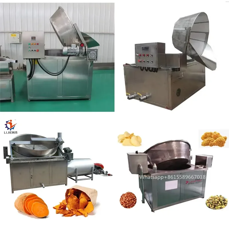 2026 Factory Price Full Automatic Broad Bean Sweet Potato Fryer Peanut Fryer Nuts Industrial Frying Machine With CE