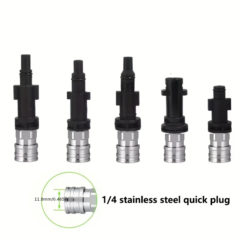 High-Pressure Washer Quick Connector - 1/4" Stainless Steel Adapter for Karcher/Lavor/Bosch image 4