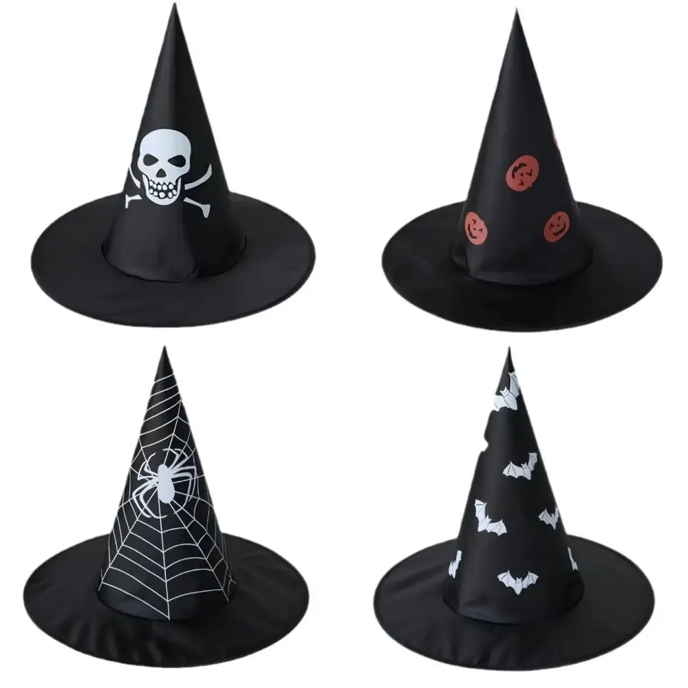 Spider Halloween Wizard Hat Cosplay Costume Props Bat Children Wizard Cap Dress Up Headdress Halloween Cosplay Accessories Kids