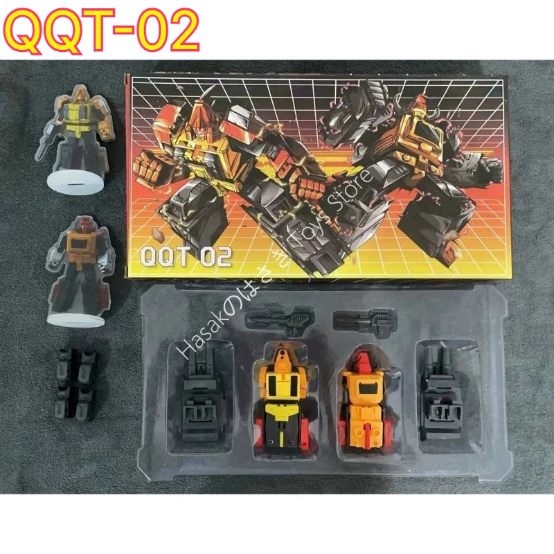 

[IN STOCK] Transformation QQT Studio QQT-02 QQT02 Predaking 2PCS/SET Action Figure