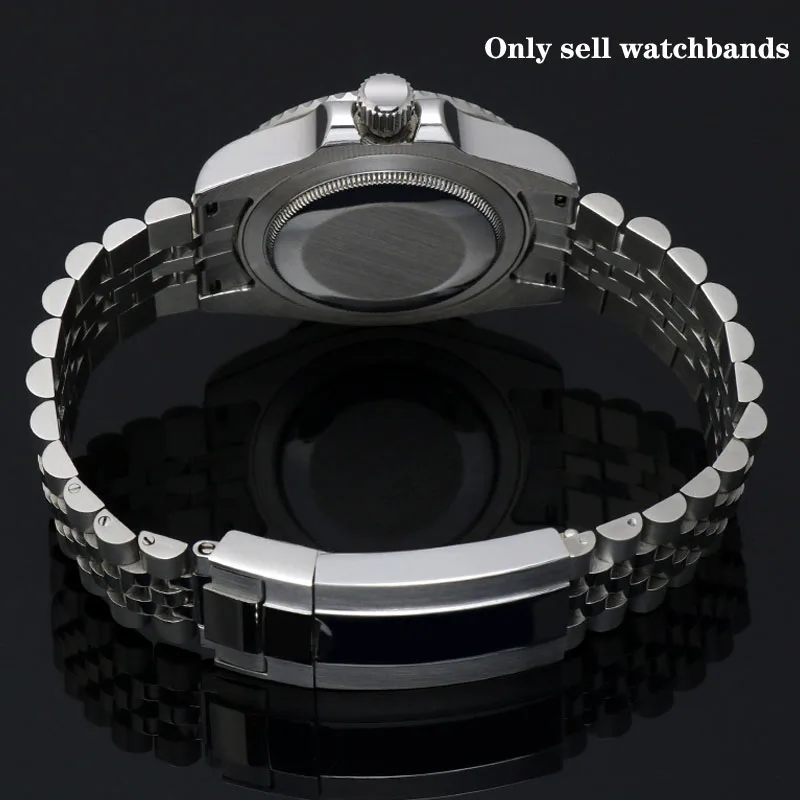 

904 Jubilee Watch Band For Rolex Sub GMT Yacht Daytona 20mm 21mm Watch Strap Luxury Bracelet Mod Parts Replacement Accessories