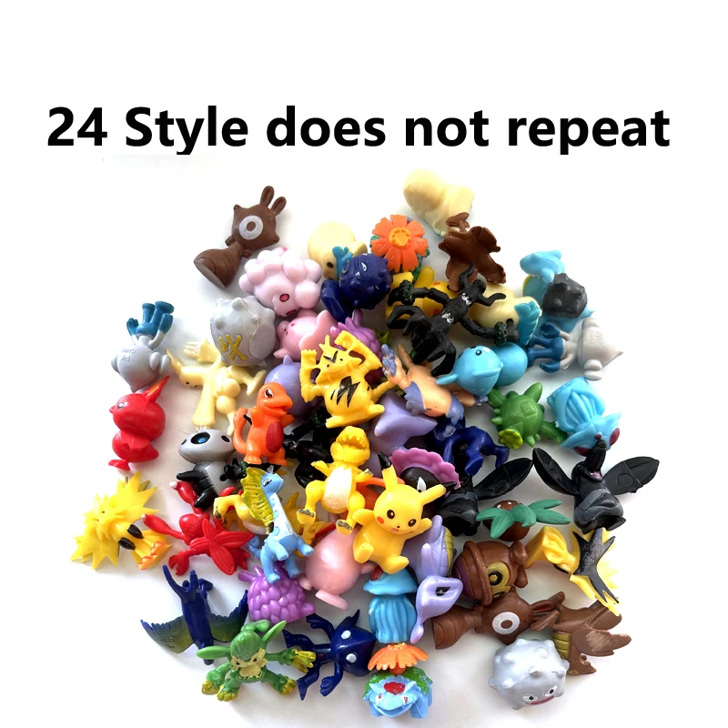 New Pokemon 24 Pcs Set Figure Christmas Gift Advent Calendar Mystery Box Kawaii Pikachu Anime Figural Action PVC Model Kid Toy