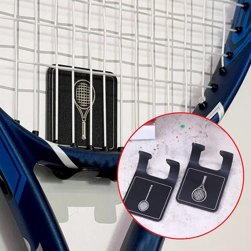 Raqueta de tenis Universal, estante para raqueta montado en la pared, soporte de exhibición Vertical, gancho de pared de acero inoxidable, soporte para raqueta de bádminton