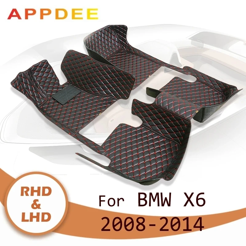 

APPDEE Car floor mats for BMW X6 E71 2008 2009 2010 2011 2012 2013 2014 Custom auto foot Pads automobile carpet cover