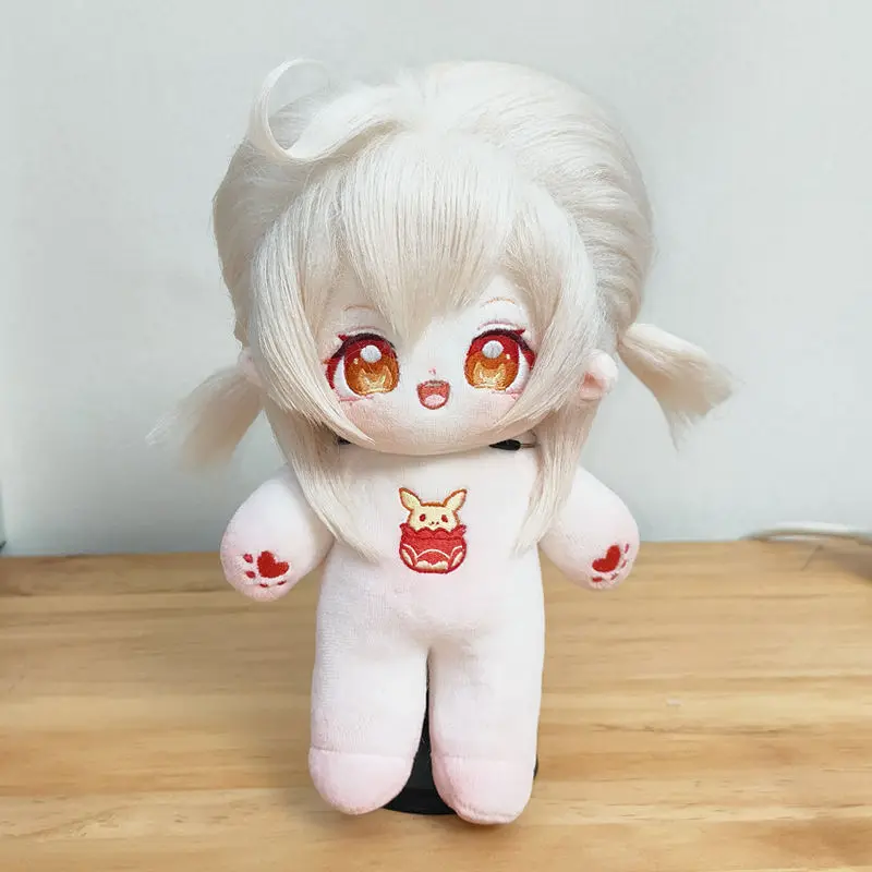 20CM Anime Game Genshin Impact Balladeer Tartaglia Klee Yae Miko Property Cosplay Cute Plush Cotton Doll Pillow Mascot Xmas Gift