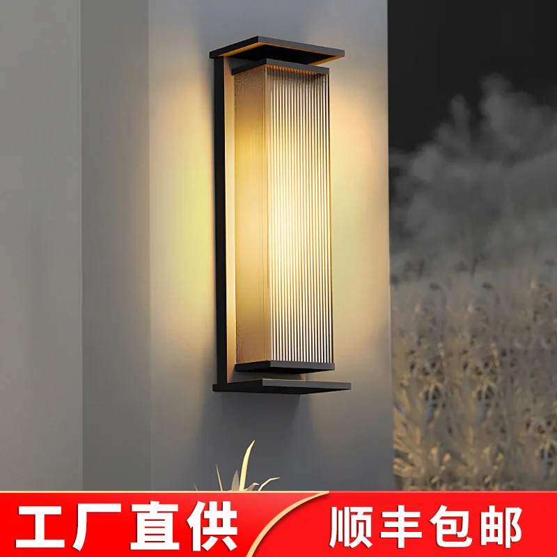 

For Outdoor wall lamp waterproof modern simple balcony exterior wall lamp outdoor garden villa hotel gate landscape garden lamp