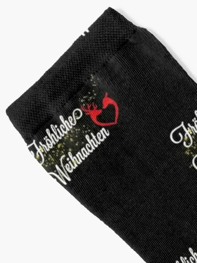 Copy of Fr?hliche Weihnachten Socks Climbing Hiking boots gift Soccer Socks Woman Men's