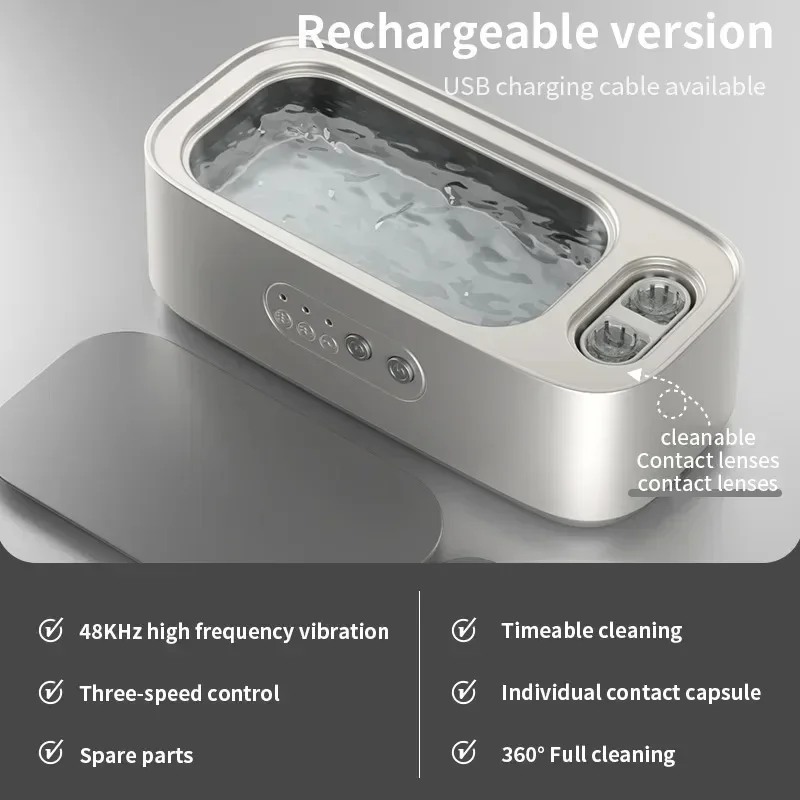 Portable Multi-Purpose Cleaner USB Rechargeable High Frequency Vibration Wash Machine Versatile Cleaning Tool