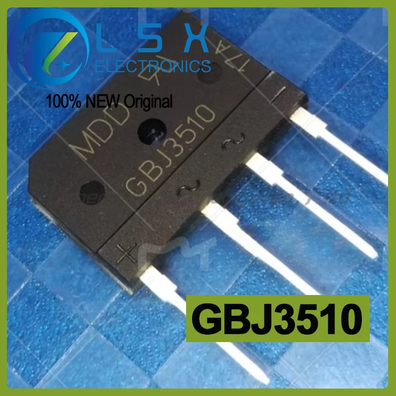 10pcs GBJ3510  35A 1000V ZIP-4 Rectifier bridge for induction cooker New and Original