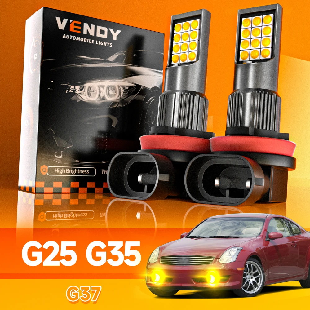 

2pcs For Infiniti G25 G35 G37 2008-2013 LED Fog Light 2009 2010 2011 2012 Canbus Accessories