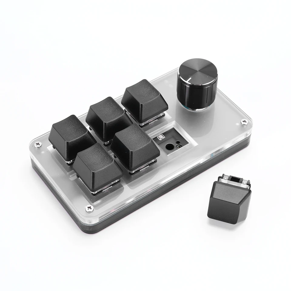 Programmable Macro Knob Keyboard with RGB Lighting