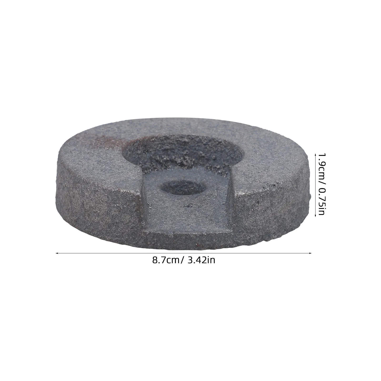 قاعدة مستديرة من الحديد الزهر لحامل مصباح الأرضية ومصباح المكتب يدعم ملحقات استبدال الهيكل المعدني شديدة التحمل في الهواء الطلق