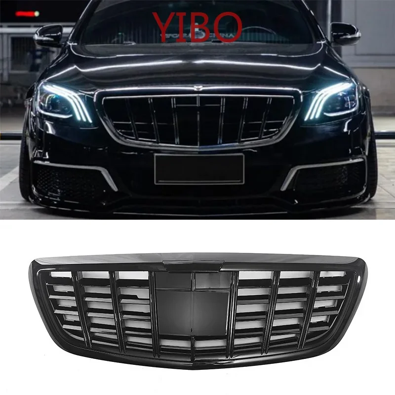 NEW! Car Front Grille Facelift Grilles Mesh Grill For Mercedes Benz W222 S-Class S550 S400 S450 S500 2014-2019 For Brabus Style