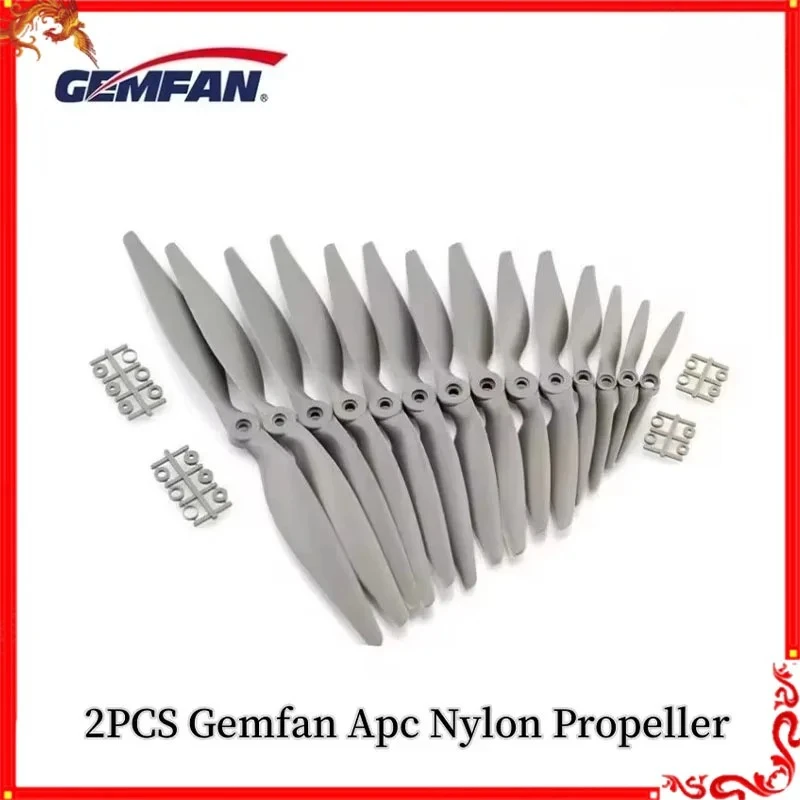 2pcs Gemfan Apc Nylon Propeller 5x5/6x4/7x5/8x4/8x6/9x6/10x5/10x7/11x5.5/12x6/13x6.5/14x7/16x8/17x10 Props For Rc Model Airplane