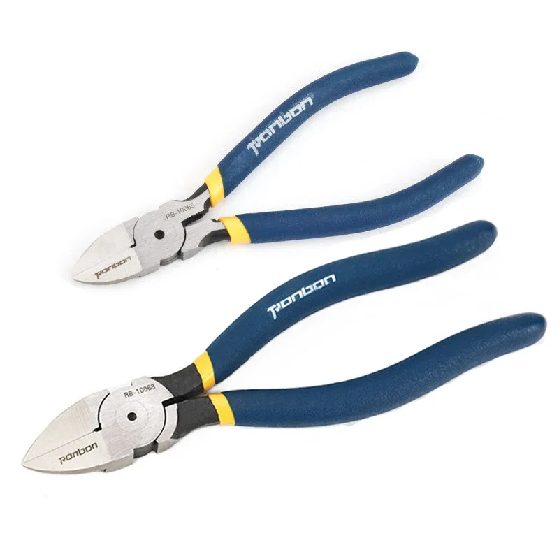 كماشة قطع احترافية مقاس 5 بوصة أو 6 بوصة - تجريد الأسلاك والقطع الجانبي وتشذيب لدغ الكابلات للكهربائيين وإصلاحات DIY #1