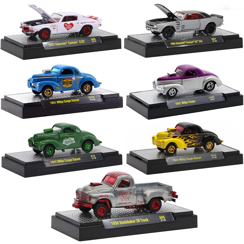 1/64 M2 Machines Alloy Car Model Toys 1:64 Kids Toy Pickup Diecast Vehicle Replica Mini Cars Collection Boys Car For Hotwheels