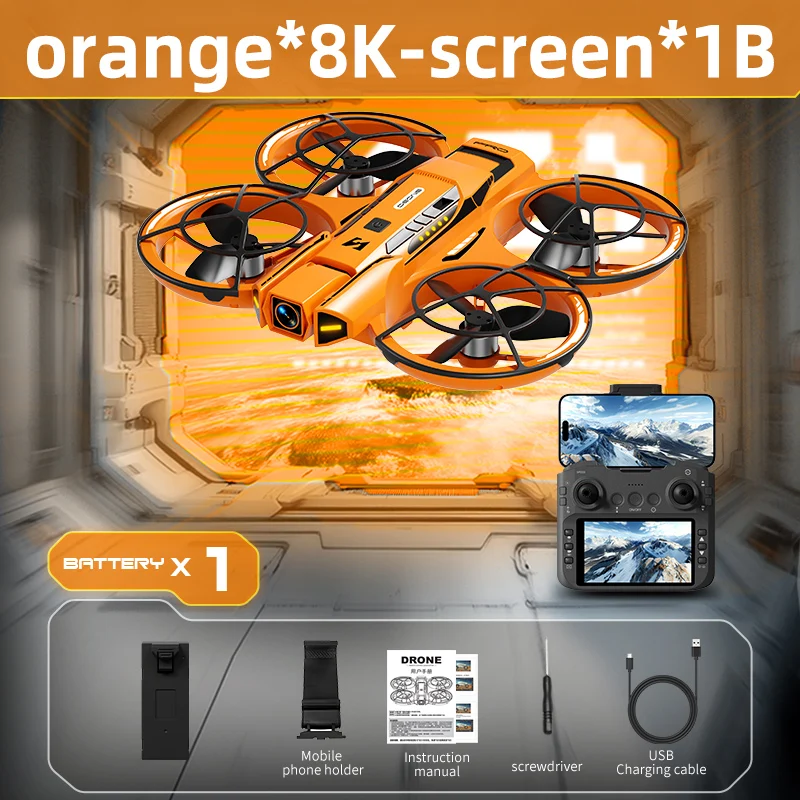 For Xiaomi A21 Pro Drone Professional 8K HD Dual Camera 5G WIFI Brushless Motor 360°  roll Obstacle Avoidance Quadcopter Toy New