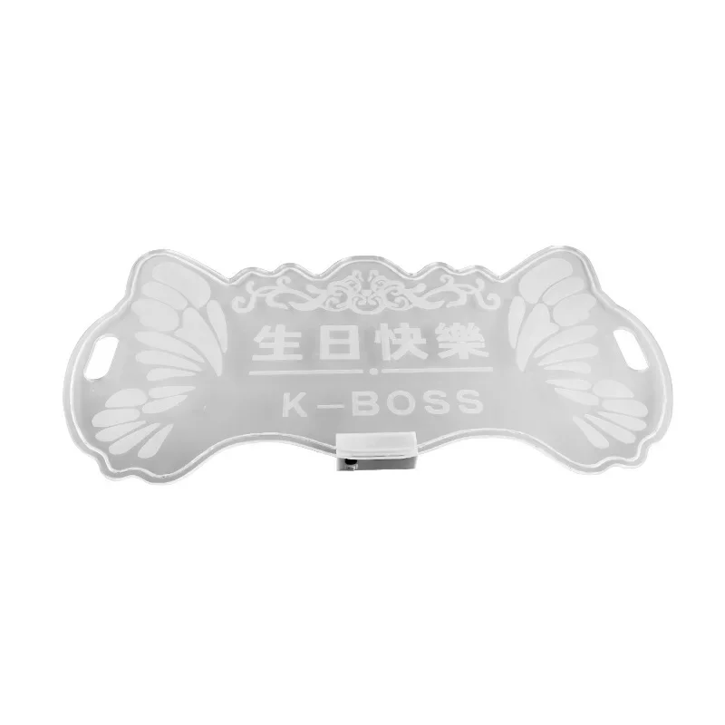 Hand sign luminous bar KTV nightclub club happy birthday LED charging colorful light sign luminous butterfly sign