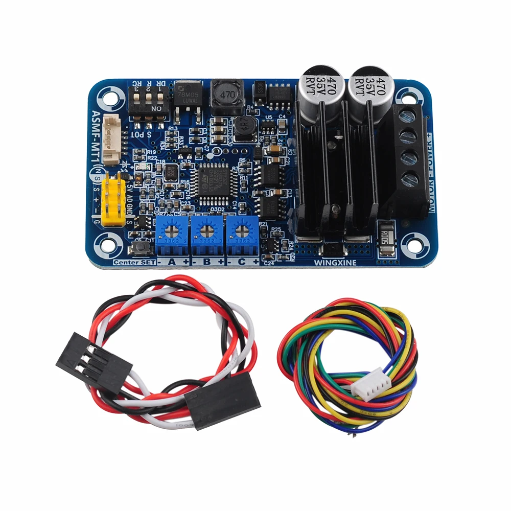 

ASMF-MT1 Servo Controller Magnetic Encoded Single Channel High Torque 500Nm Servos Controller 12V to 24V Current Limit 10A