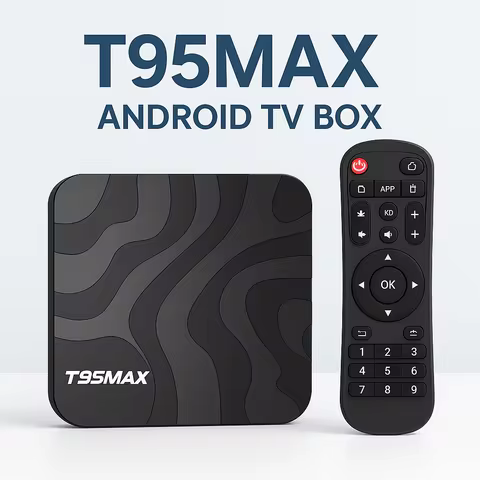 T95MAX ATV TV Box Android 14 Allwinner H618 4K AV1 2.4&amp;5G Wifi BT Google Voice Remote 2G16G 4G32G 64G Smart TV Box Media Player