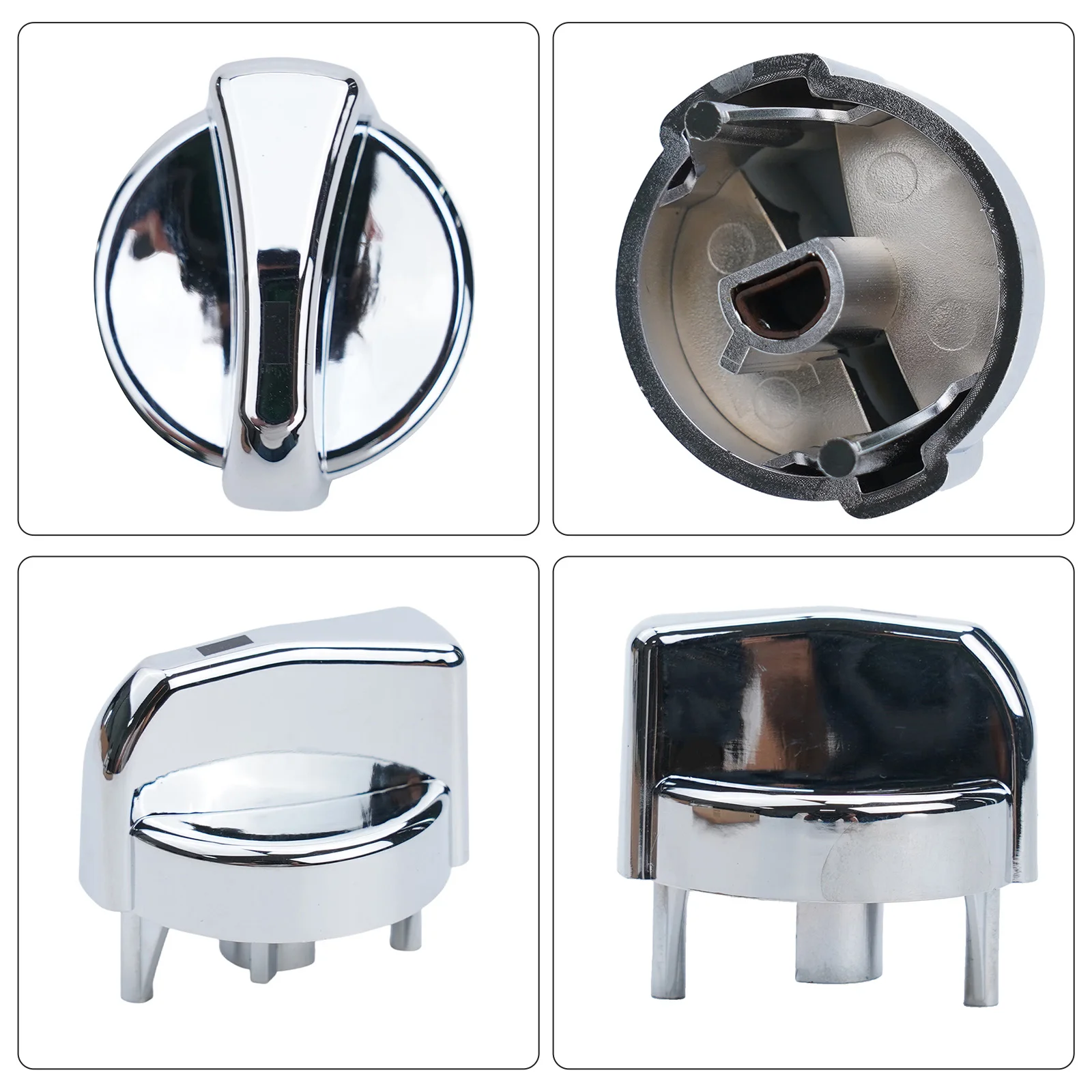 Perilla de Control del calentador de camión Peterbilt, pieza cromada HVAC 1210001000 7025401, Compatible con los modelos 330 335 379 387 1987 2011