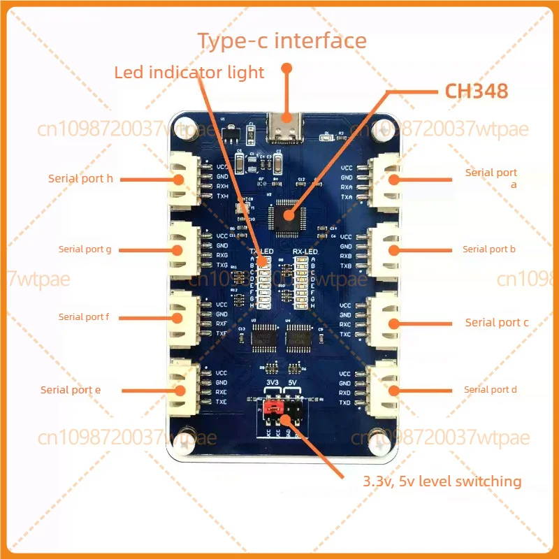 For DAPLINK CMSIS‑DAP Debug Programmer Downloader, With Serial Port, For STM32 Debug Burn Firmware