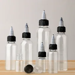 50 Stück 30 ml 50 ml 100 ml 150 ml 200 ml 250 ml Plastikflasche mit Düse, leer, klar, zusammendrückbar, Applikator, Abgabeflasche, Farbtinte