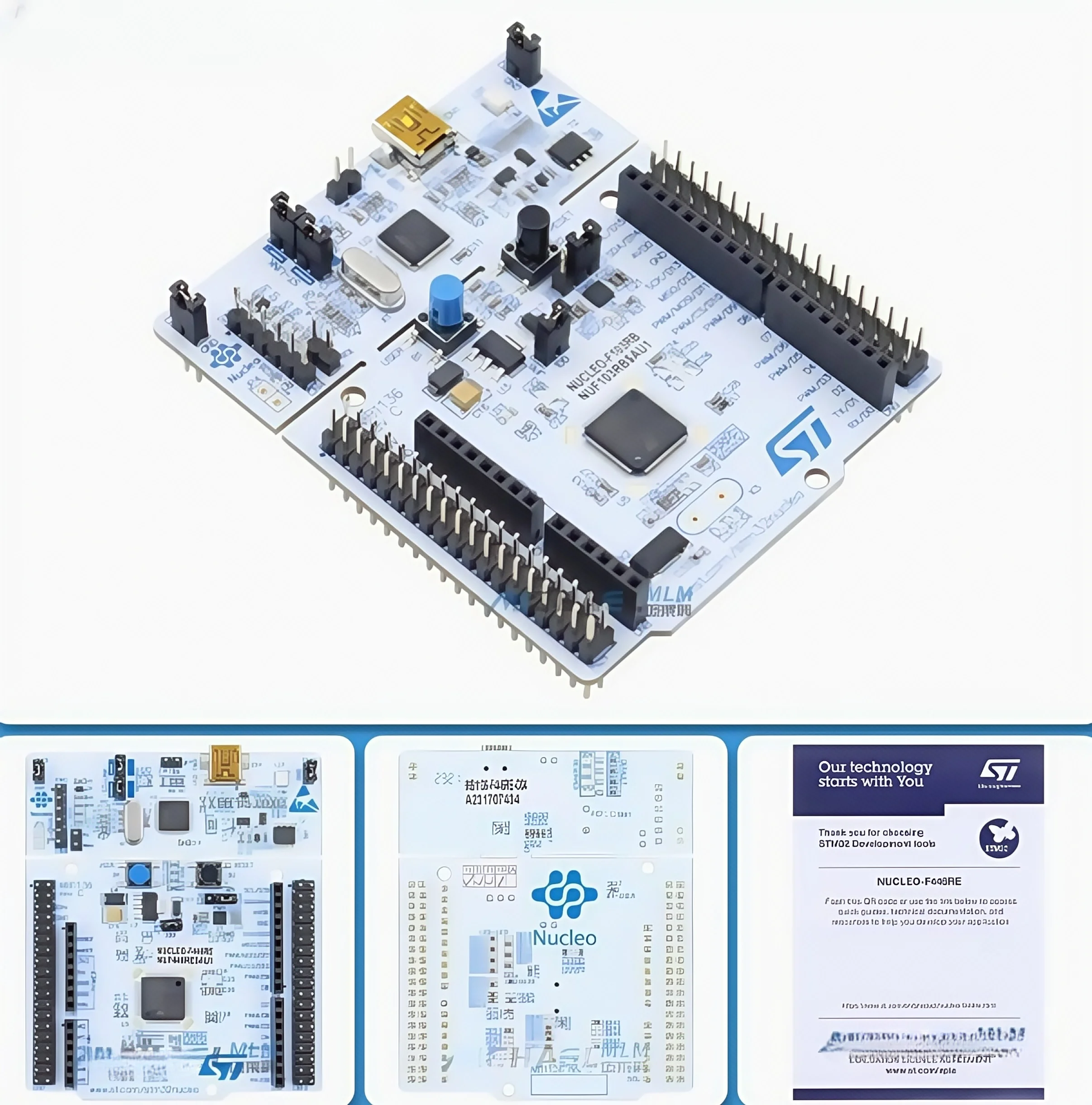 

NUCLEO-F103RB MCU STM32F103RBT6 Development Board Microcontroller