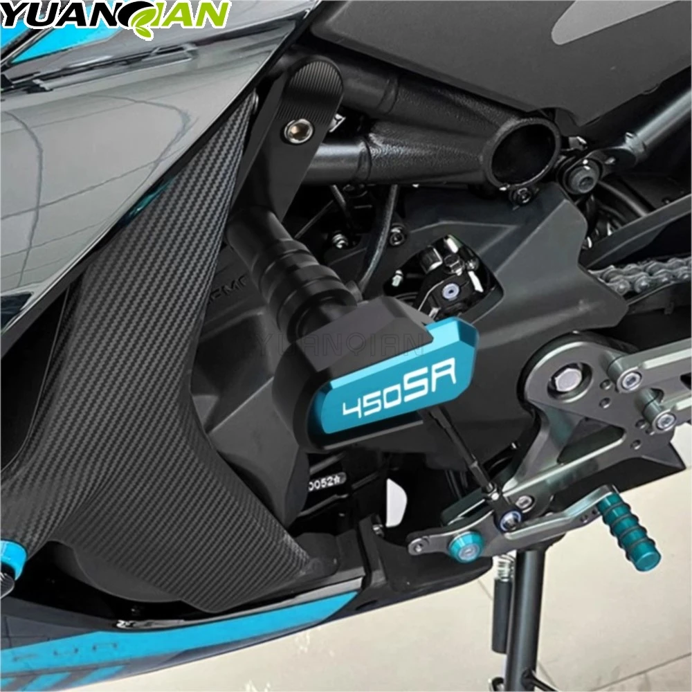 

Защита двигателя и рамы (слайдеры) для CFMOTO 450SR 450SS 2022-2024: Накладки-протекторы от падений, аксессуары