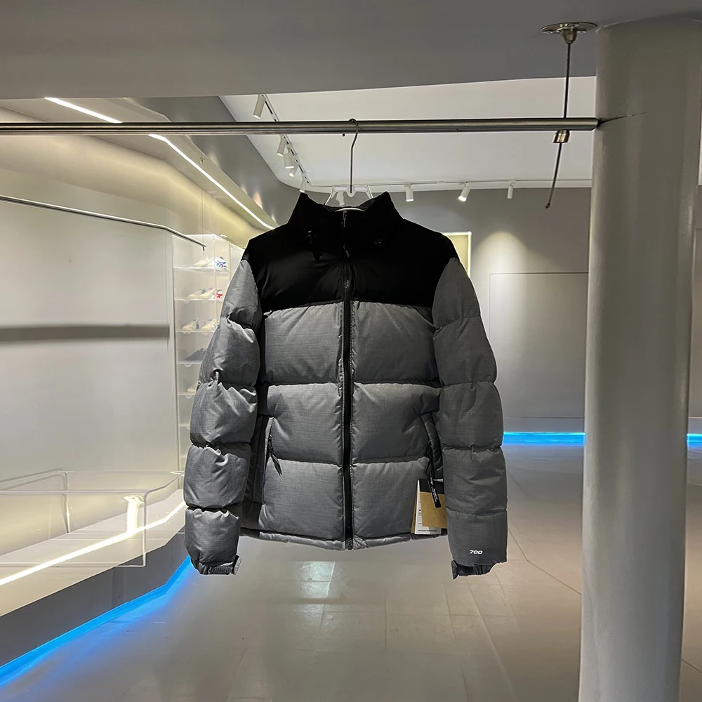 Classic 1996 Logo Embroidery Down Jacket Men Women Streetwear HipHop White Duck Down Coat Men Down Jackets Winter Coat