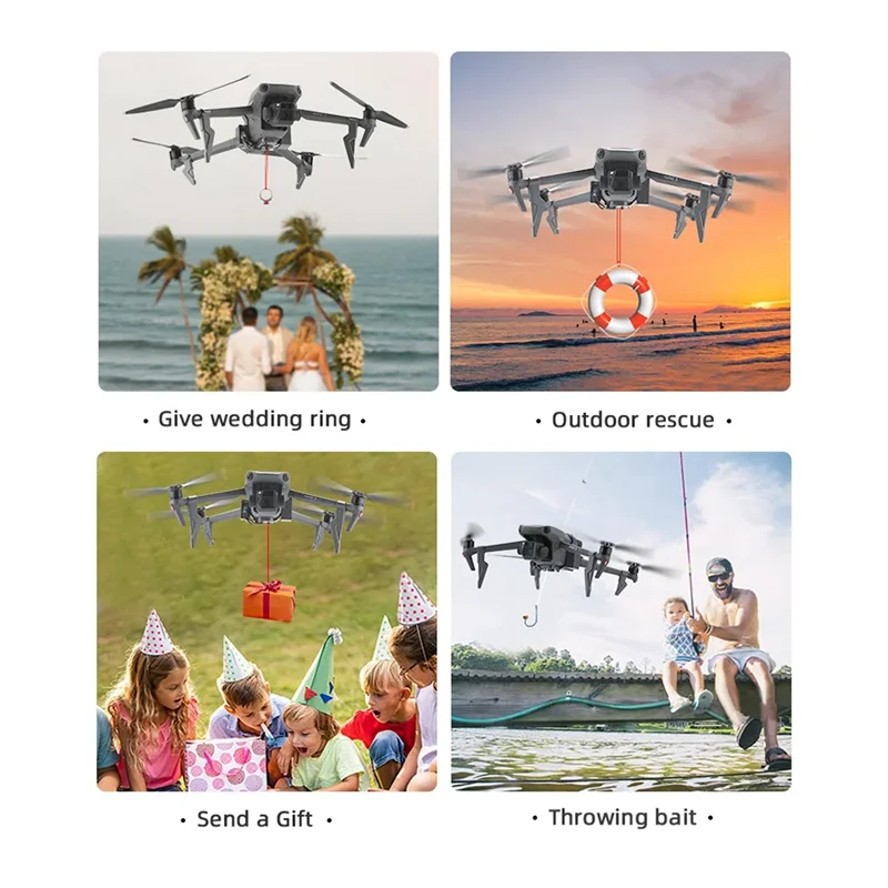 【HOT ITEMS】Airdrop System Thrower For DJI MAVIC 3/3 Pro/3 Classic Delivery Advertising Fishing Bait Throwing Gifts Drone Thrower