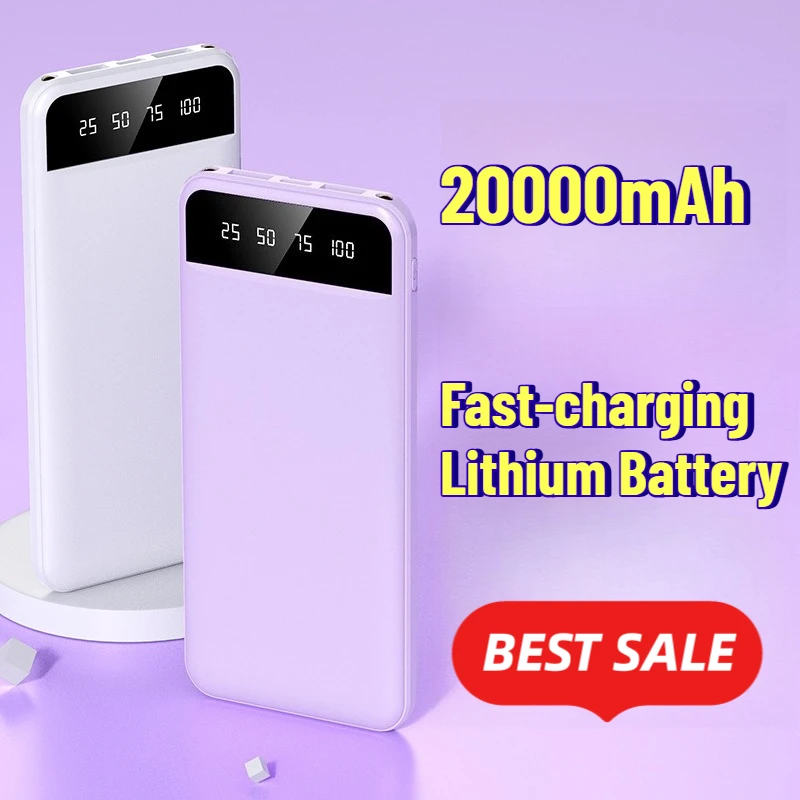 

20000mAh Large Capacity Power Bank Fast-charging Lithium Battery