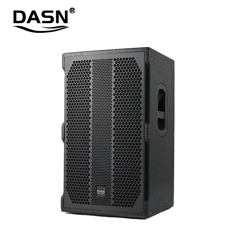 DASN Q15DC 15 Inch 2400W DSP Professional Active Full Frequency Wooden Cabinet DJ Home Theatre Stage Sound PA System Speaker