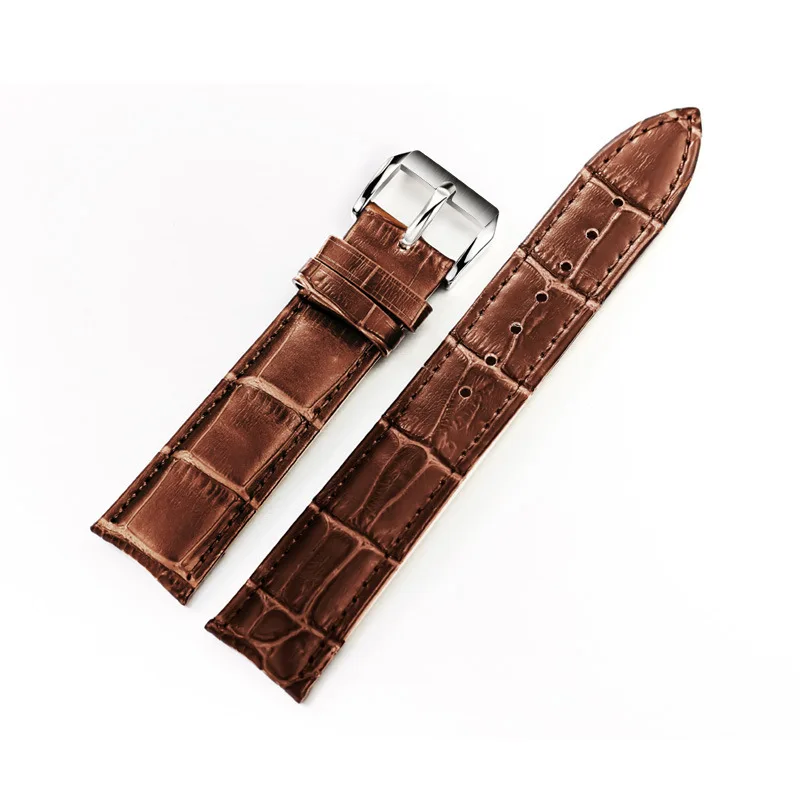 Watch factory wholesale watch strap leather strap leather watch strap free shipping reloj