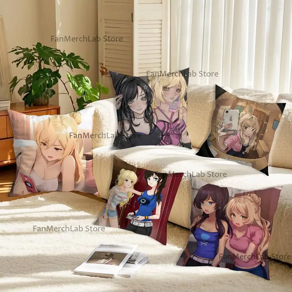 

Game C-Class of 09 Pillow Covers Cartoon Sofa Decorative Home Double-sided Printing Short Plush Cute Cushion Cover
