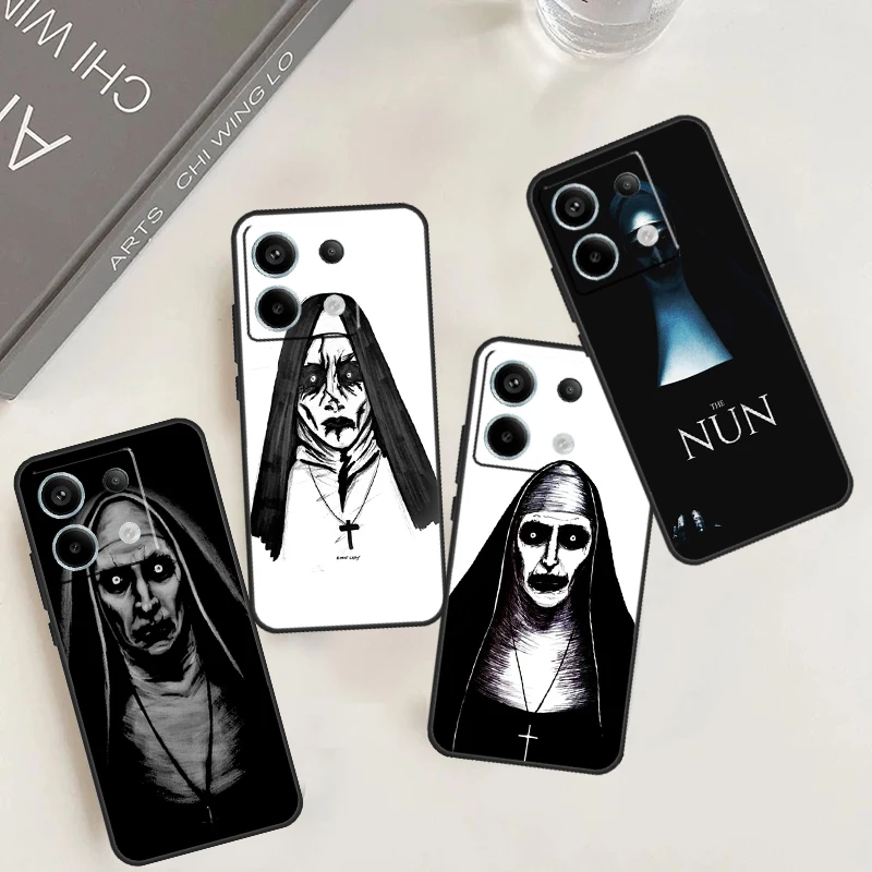 The Nun Valak Horror Case For Xiaomi Redmi Note 12 11 10 9 13 Pro Plus 9S 10S 11S 12S Redmi 13C 9C 10C 12C Cover