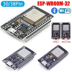 ESP-WROOM-32 ESP32 Bluetooth Wifi Dual Core ESP32-S ESP32 30 Pin Development Board CP2102 Type C ESP 32 Nodemcu Bluetooth Module