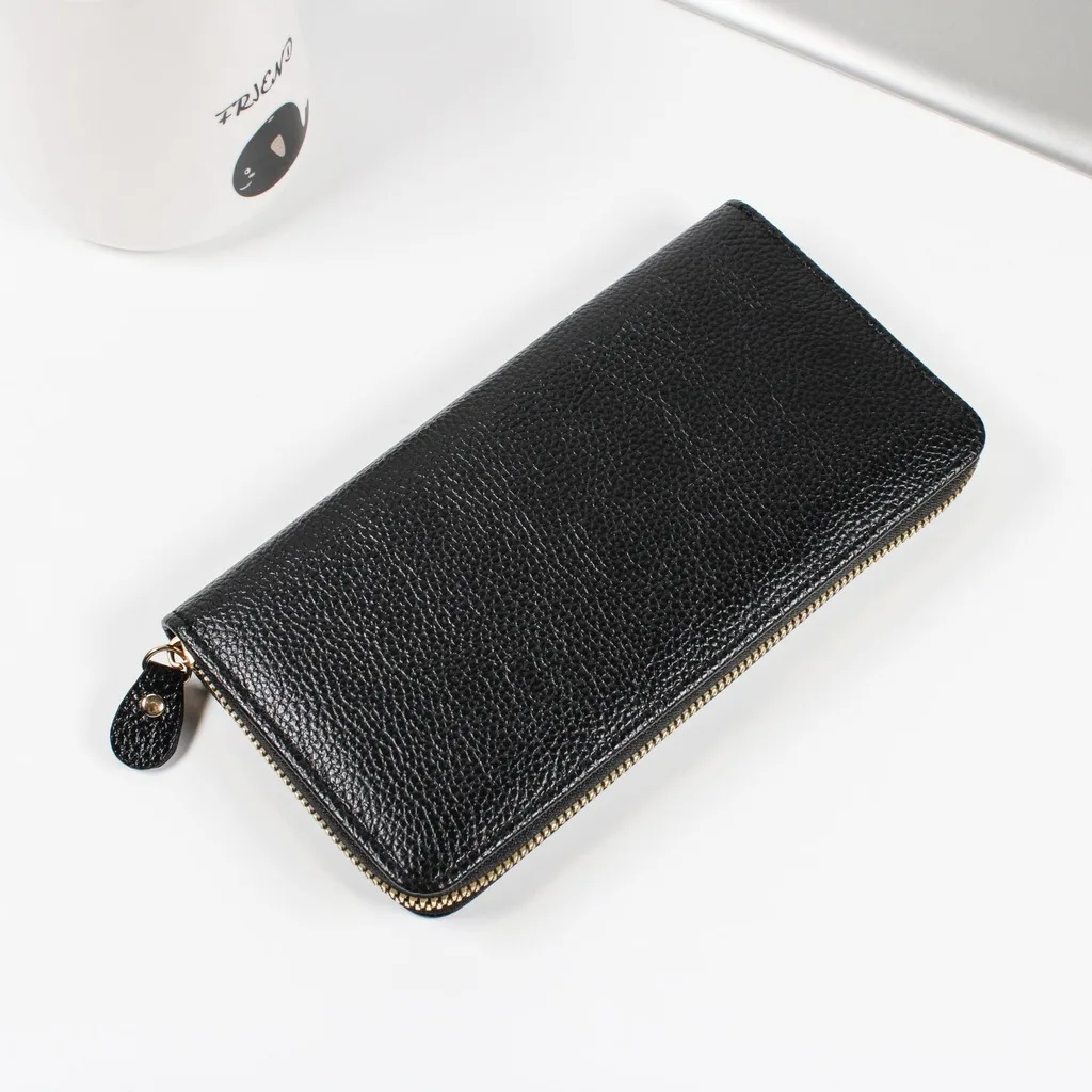 Clutch Wallet Long Long Women'S Wallet Handheld Clutch Dual Zipper Women'S Wallet For Shopping Daily Commuting Commuting Use