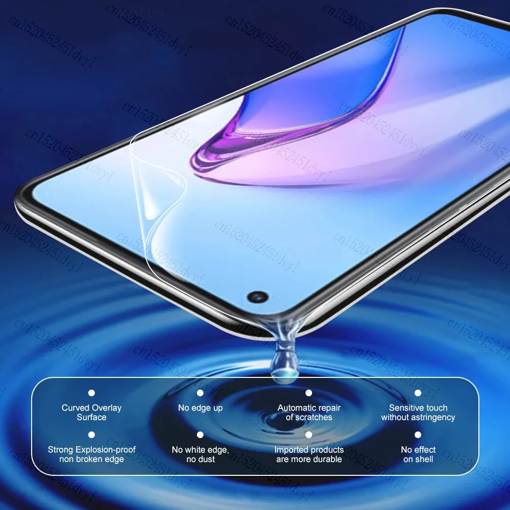 3Pcs Hydrogel Film For Oppo A98 A97 A96 A95 A94 A78 A77s A77 A76 A74 A56s A58 A57e A57s A57 A54 A54s A53 4G 5G Screen Protector