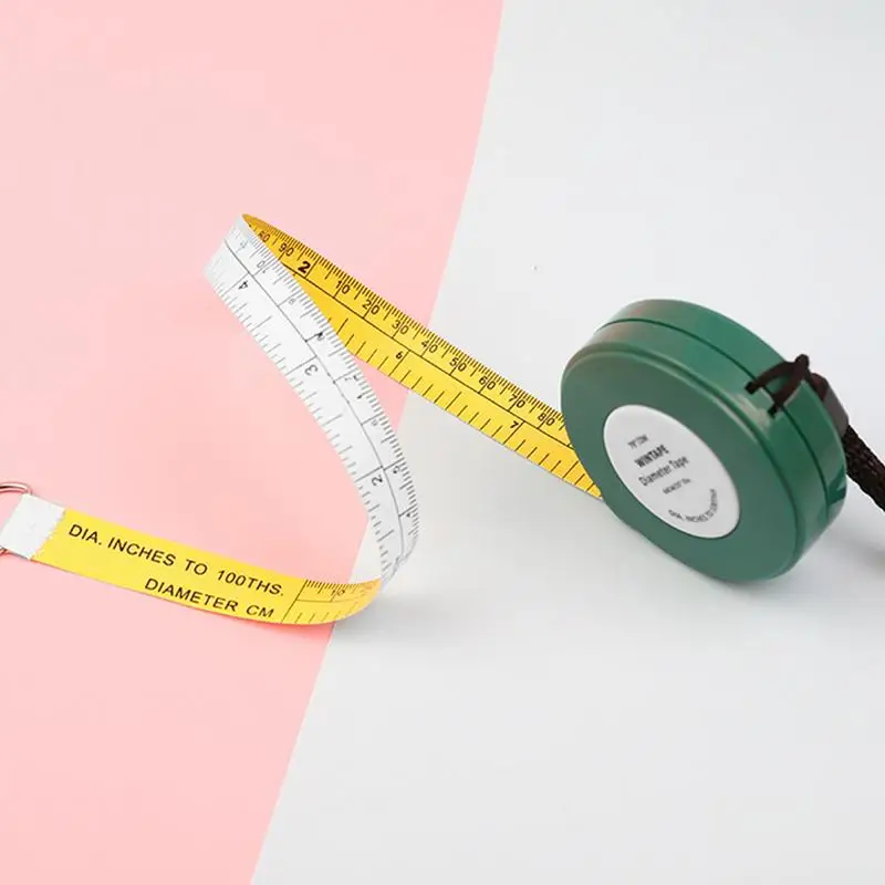 Tree Diameter Tape 2000 mm 79 inch PVC Soft Retractable Measuring Tape Professional Gardening Tree Ruler Meter Measuring Tool