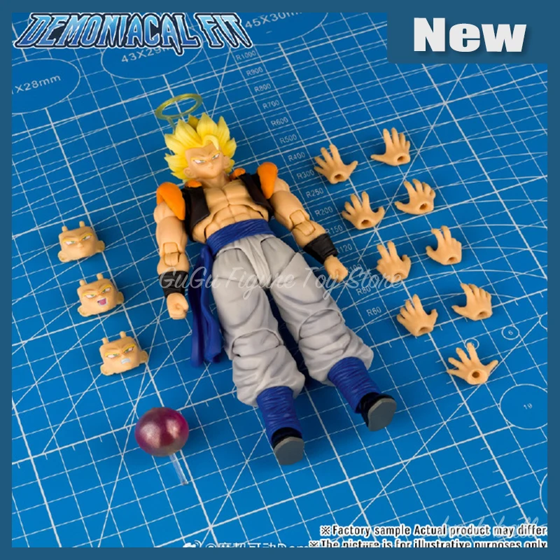 

New Demoniacal Fit Dragon Ball Anime Figure Gogeta Action Figure Shf Hero Waltz Gogeta Figurine Gk Statue Model Collection Gifts