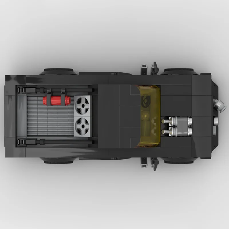 MOC S10 dérive camion ville voiture vitesse Champion classique voiture blocs de construction garçon bricolage course modèle enfants jouet cadeau bloc technique