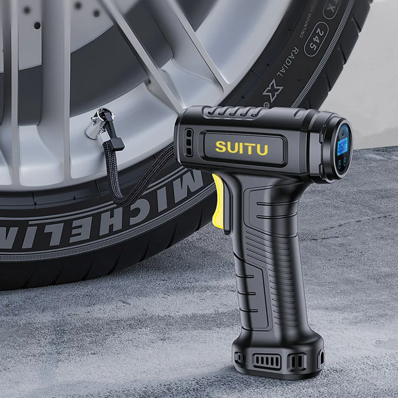 

НОВЫЙ автомобильный воздушный насос, беспроводной автомобильный воздушный насос, электрический воздушный насос, воздушный насос высокого давления и мощный для автомобильных шин