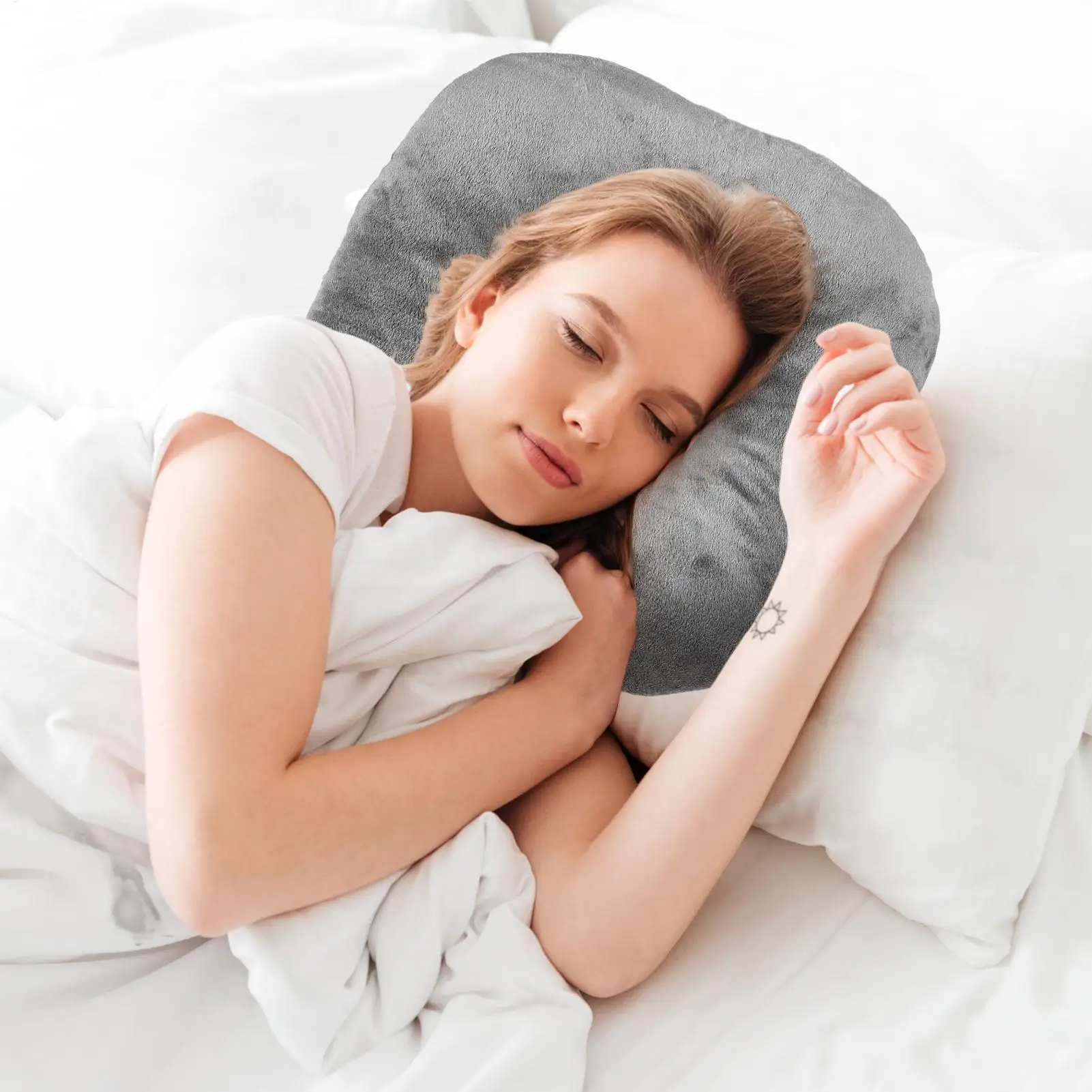 Ear Piercing Pillow Breathable Piercing Relief Cushion Pillow With Ear Hole For Women Men Girls Ladies Wives Mothers Home Travel