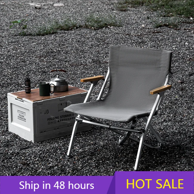 

YTYIN Outdoor Sea Dog Modern Oxford Portable Foldable Reclining Chair Aluminum Alloy Picnic Camping Nap Fishing High Back Custom